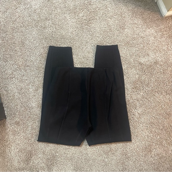 T Tahari High Waist Ponte Knit Leggings in black tummy control 6556410 SZ small - Picture 8 of 13